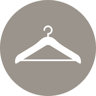 Oversized closets with organizer system